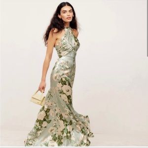 Reformation Veria Silk Dress